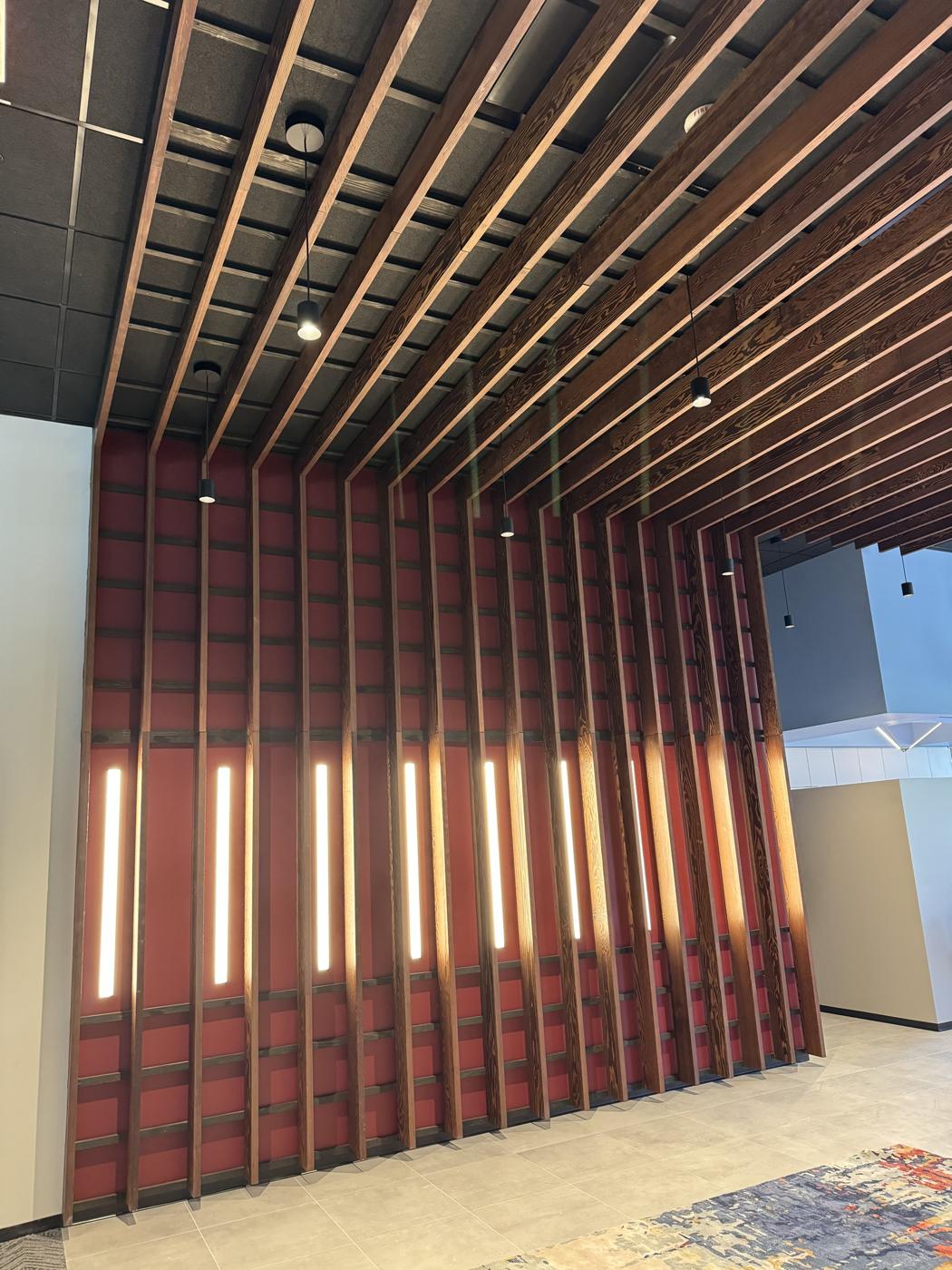 Feature wall detail